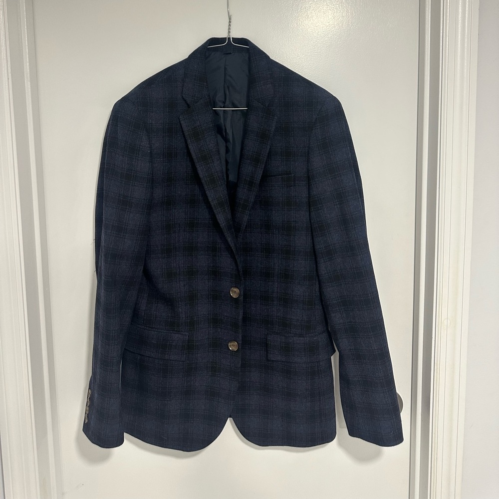 J. Crew Navy Blazer with Gold Button